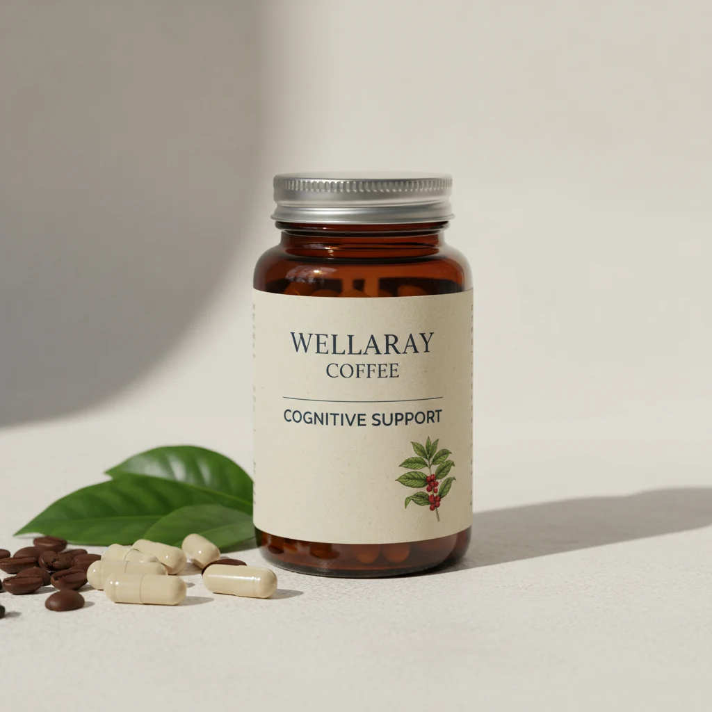 Wellaray Coffee Verpackung - Premium Kaffee Nahrungsergänzungsmittel